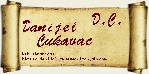 Danijel Cukavac vizit kartica